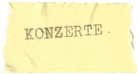 Konzerte